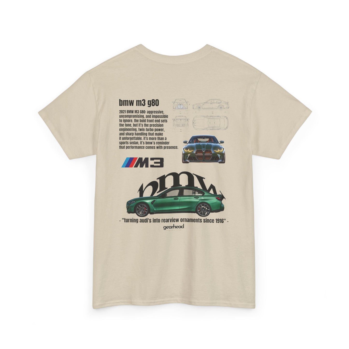 Heavy Cotton Unisex BMW M3 G80 Racing Tee