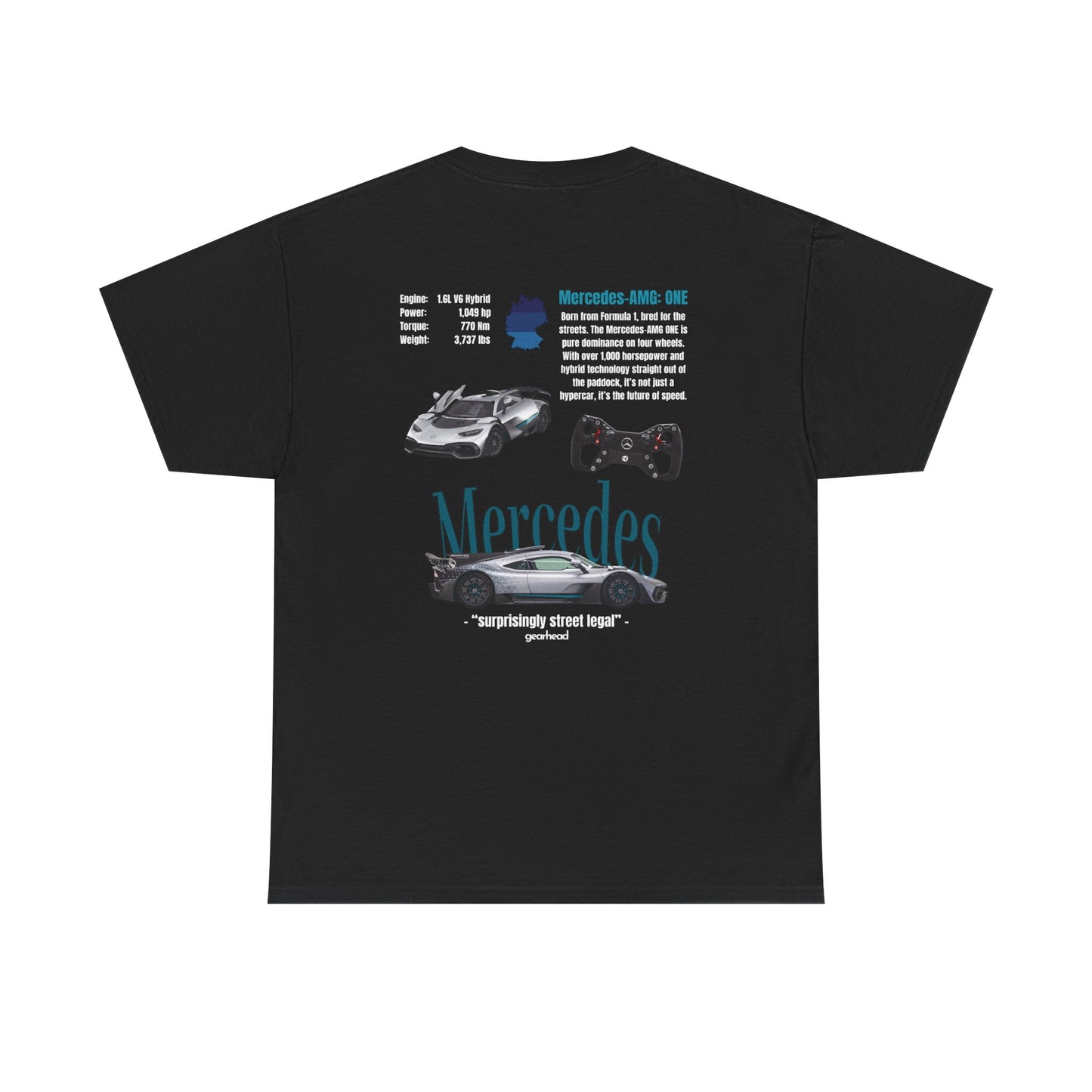 Heavy Cotton Unisex Mercedes-AMG ONE Racing Tee