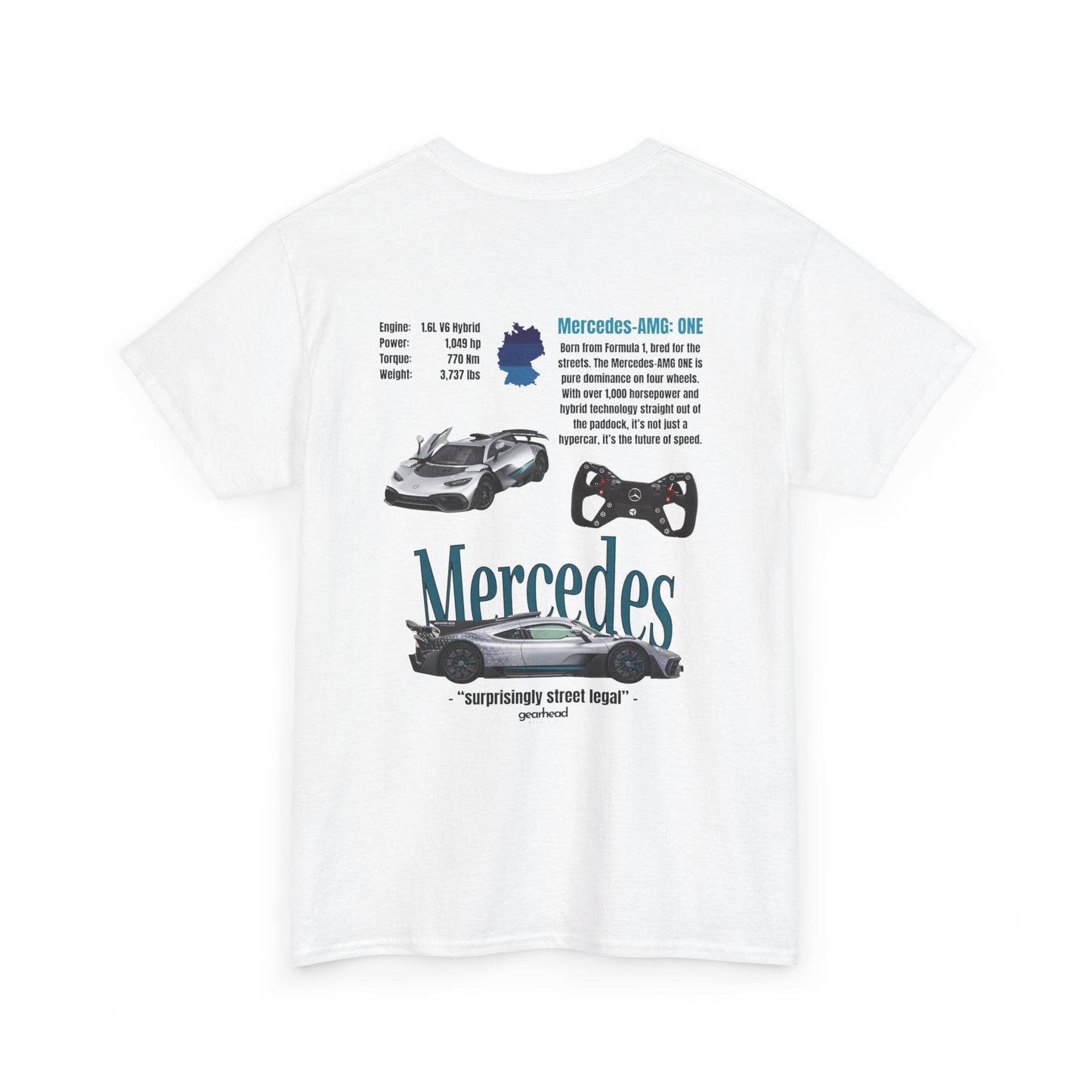 Heavy Cotton Unisex Mercedes-AMG ONE Racing Tee