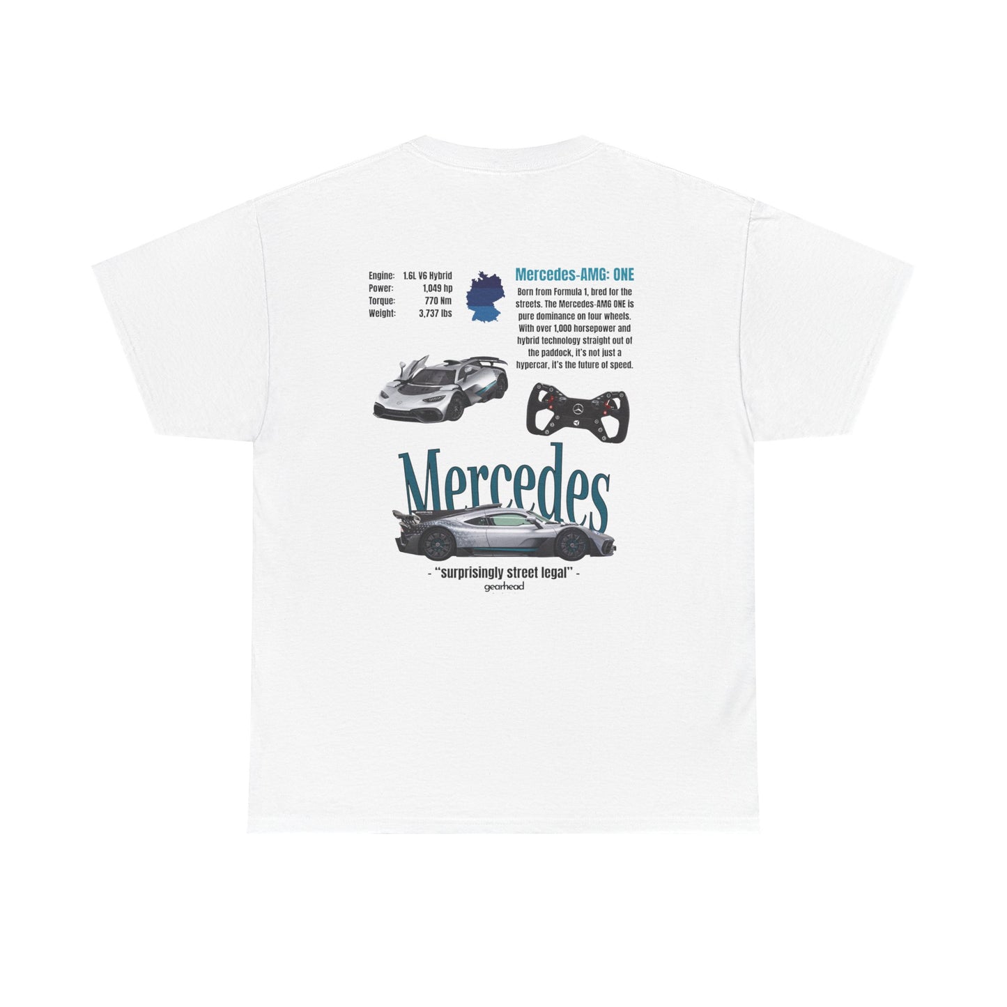 Heavy Cotton Unisex Mercedes-AMG ONE Racing Tee