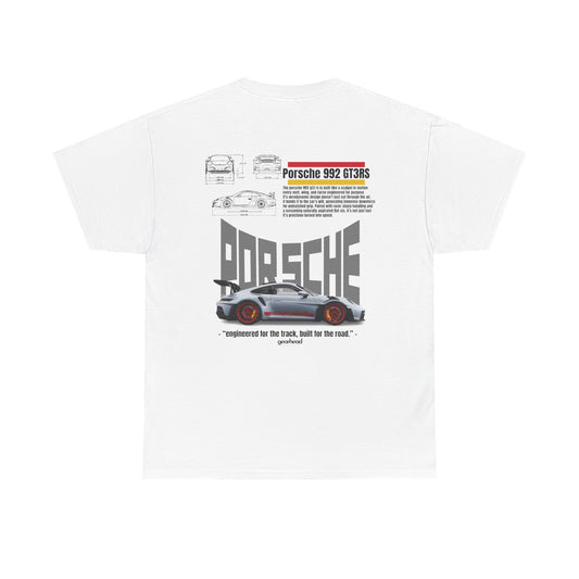 Heavy Cotton Unisex Porsche 992 GT3RS Racing Baggy Tee