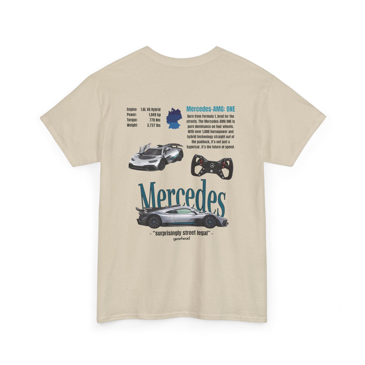 Heavy Cotton Unisex Mercedes-AMG ONE Racing Tee