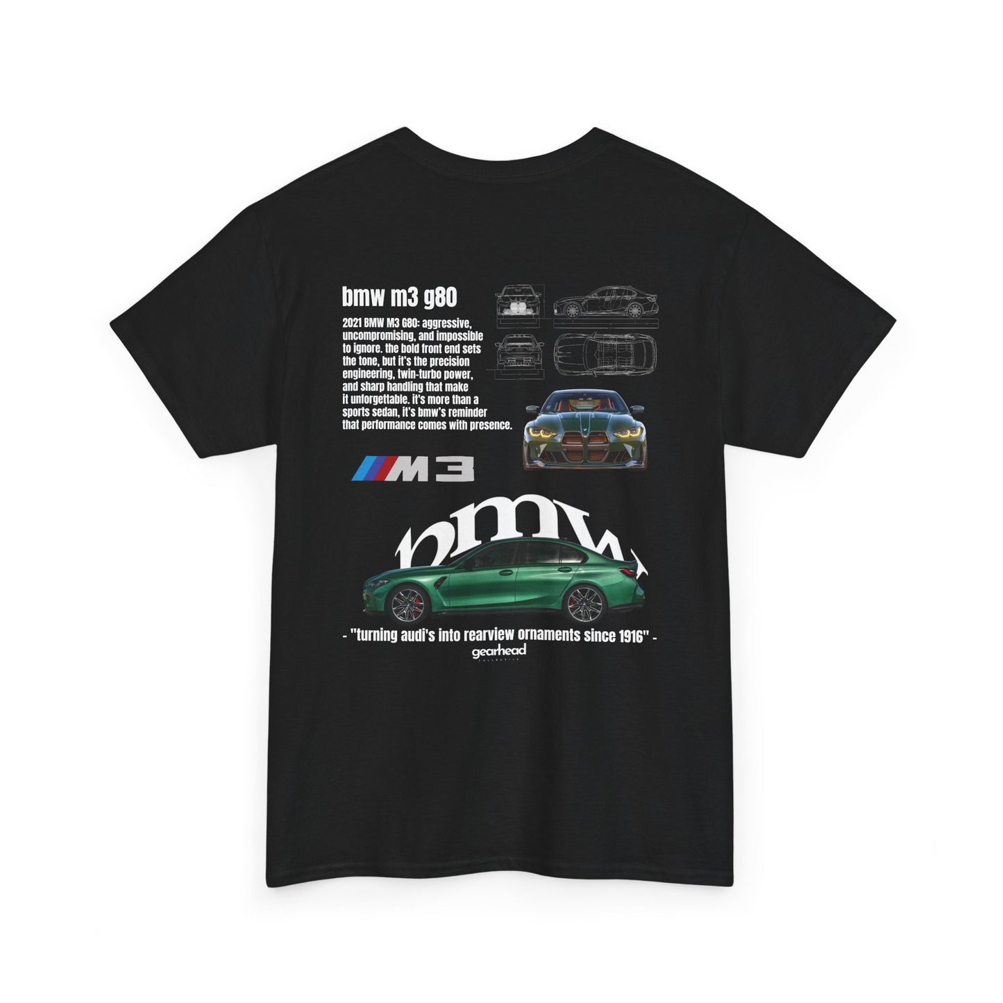 Heavy Cotton Unisex BMW M3 G80 Racing Tee